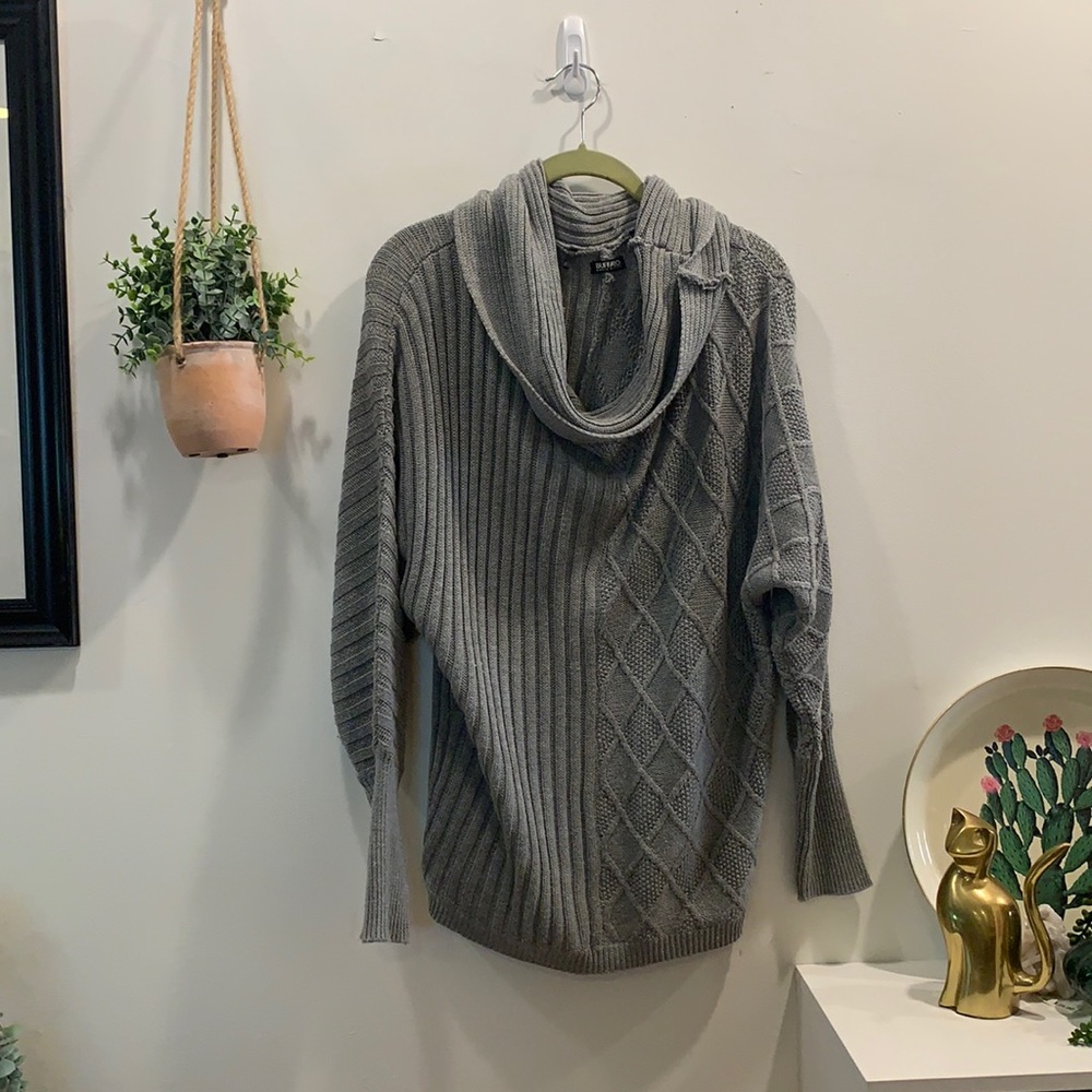 Oversized buffalo sweater